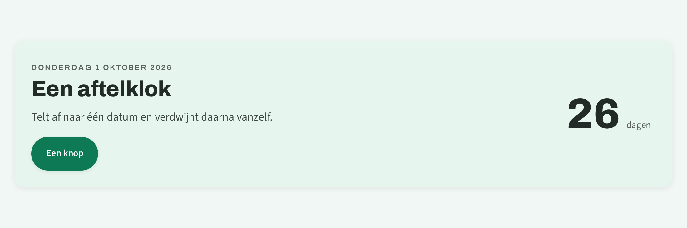 Schermafbeelding van dit blok op een verzonnen school